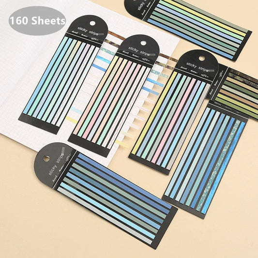 Clear Sticky Notes – 160 Sheets for Study & Journaling